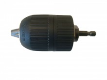 Keyless chuck with adaptor