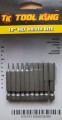 DRIVER BIT SET 10pc Hex metric